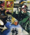 The Soldier Drinks contemporary Marc Chagall